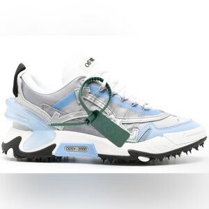 Off-White ODSY-2000 Gray and Blue Sneakers
